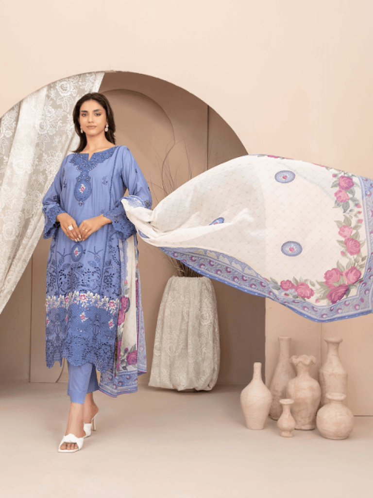 FERISHA D-1780 Premium Pakistani 3-Piece Suit