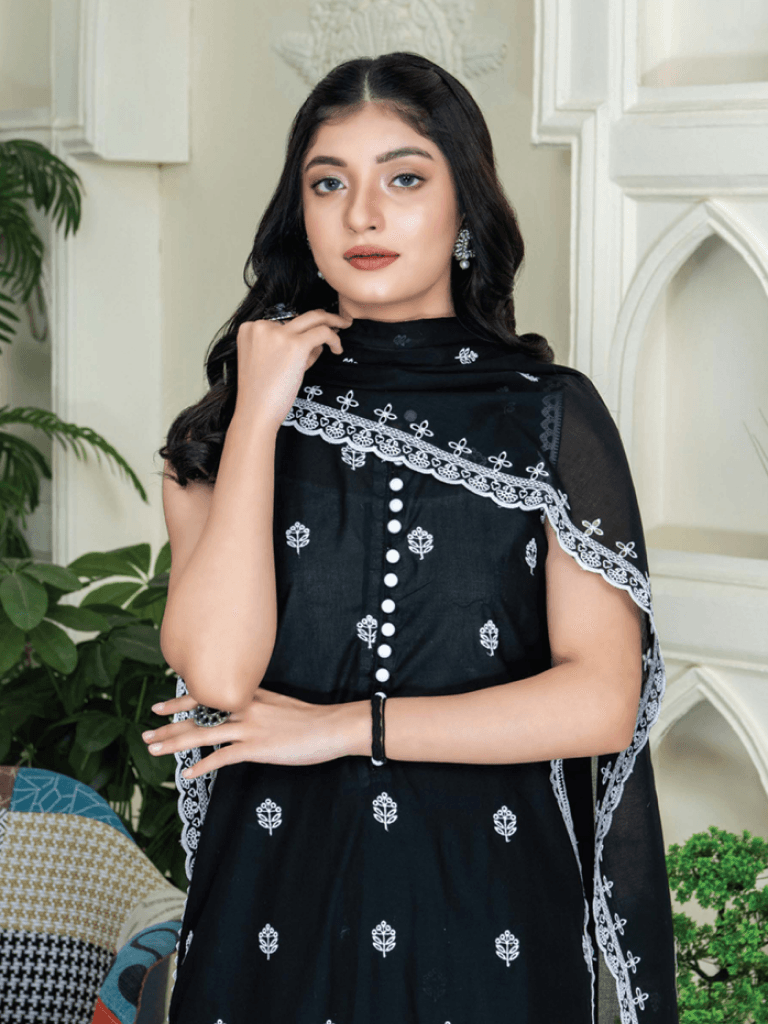MERAKI X18678 Premium Pakistani 3-Piece Suit