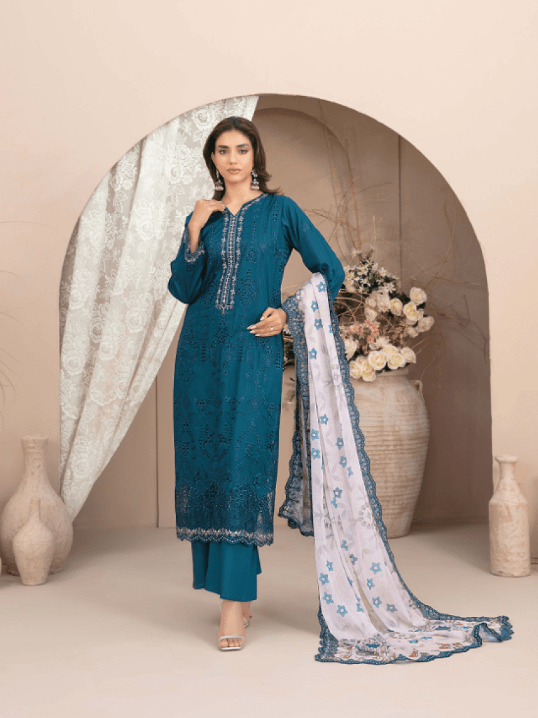 FERISHA D-1781 Premium Pakistani 3-Piece Suit