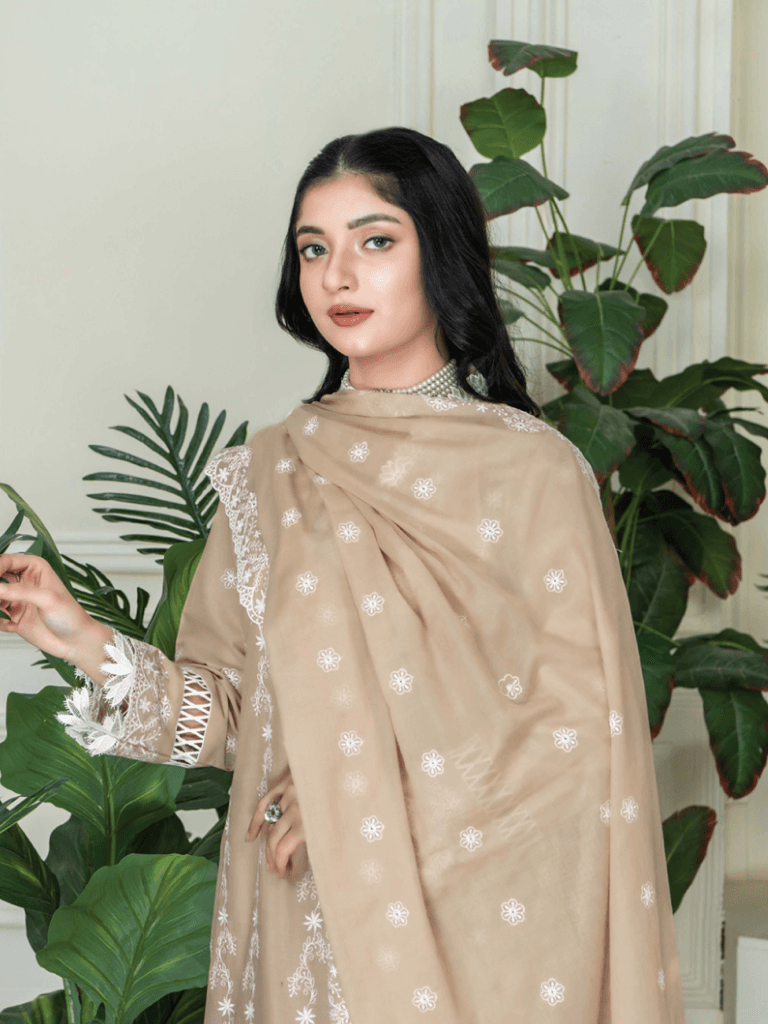 MERAKI X18682 Premium Pakistani 3-Piece Suit